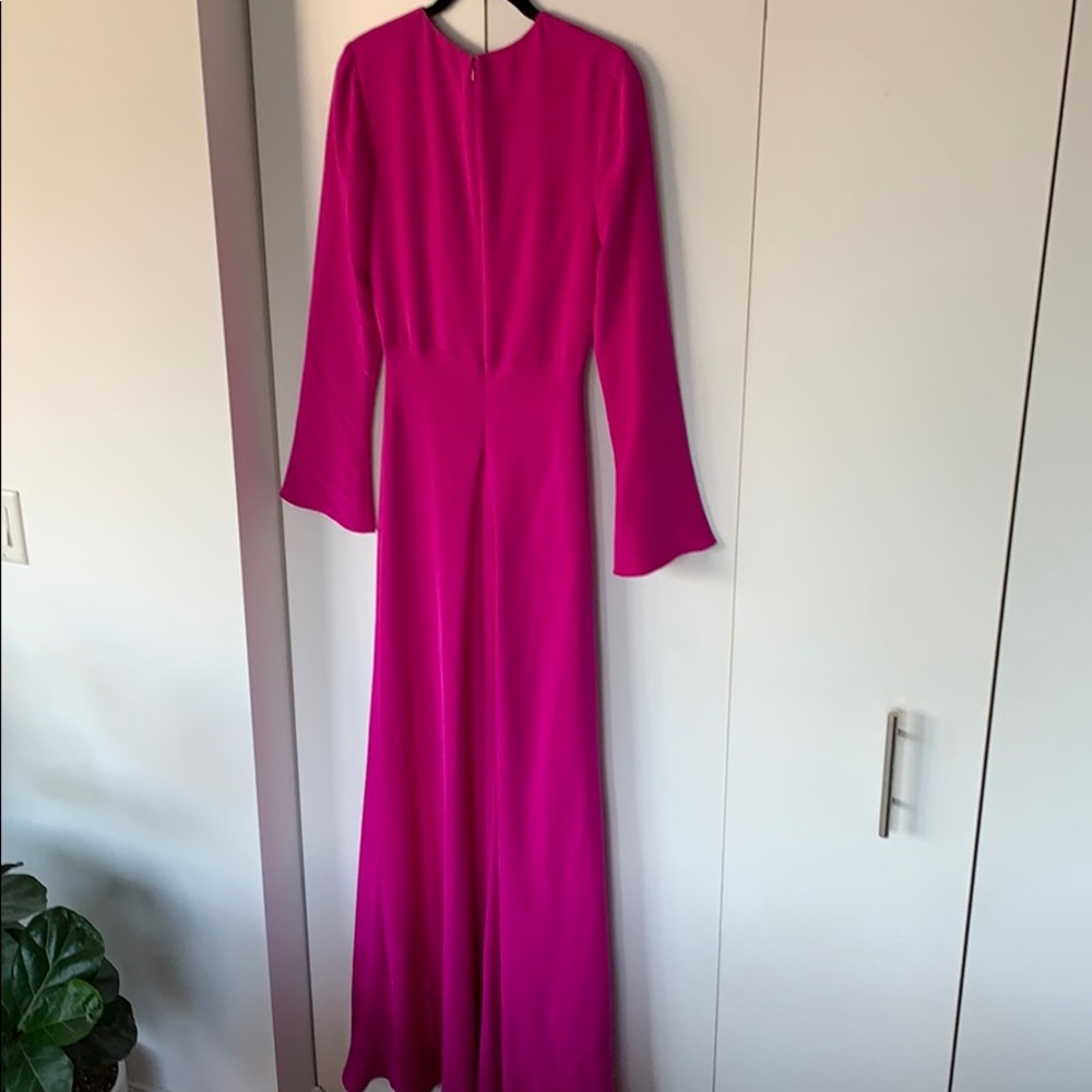 cushnie et ochs bell sleeves gown with circular - Picture 11 of 16